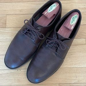 Brown Pebbled Leather Allen Edmonds Shoes